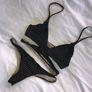 Acacia Swimwear set in Shadow Mesh